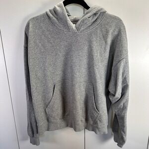 Fabletics Gray Hoodie Womens‎ Size Large Pullover Sweatshirt Athleisure